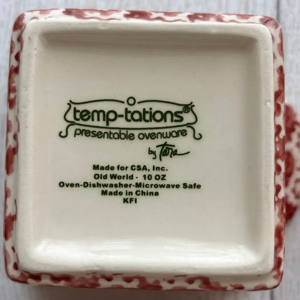 Temp-Tations by Tara Old World Cranberry Ramekins Set of 4